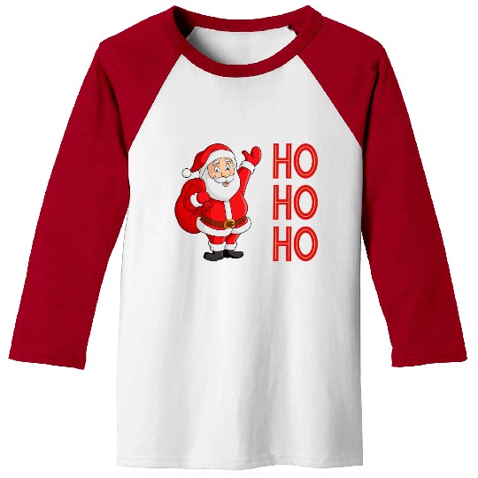Ho Ho Ho Baseball Tees