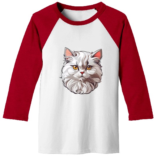 Persian Cat Baseball Tees