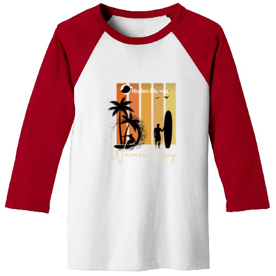 Waimea Bay Haden Mango Style Baseball Tees