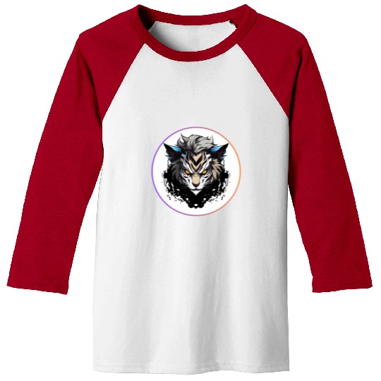 Fierce Tiger Anime Baseball Tees