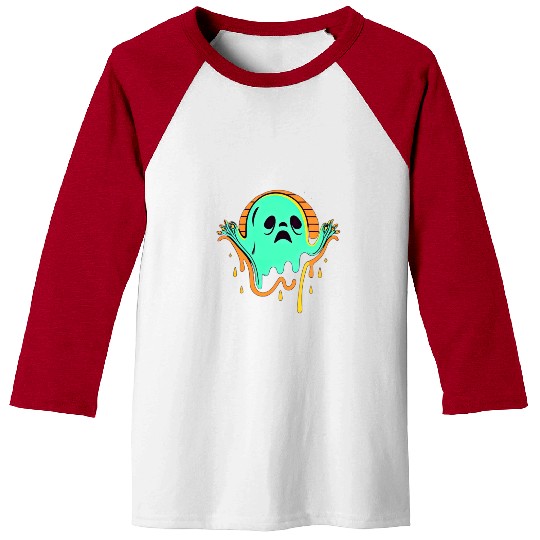 Weird ghost N4 Baseball Tees