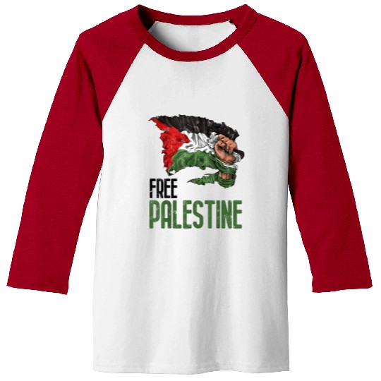 FREE PALESTINE FLAG GAZA Baseball Tees