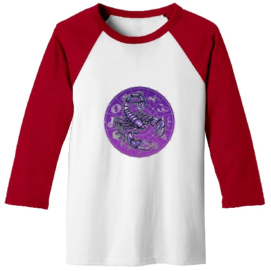 Scorpio Zodiac star sign horoscope Astrology Baseball Tees