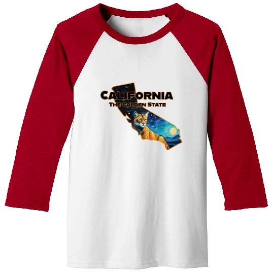 California Wildlife - mountain lion Baseball Tees