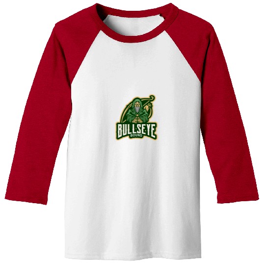 Bullseye Bound archery Baseball Tees