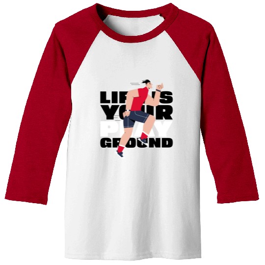 Life is Your Playground Parkour Baseball Tees