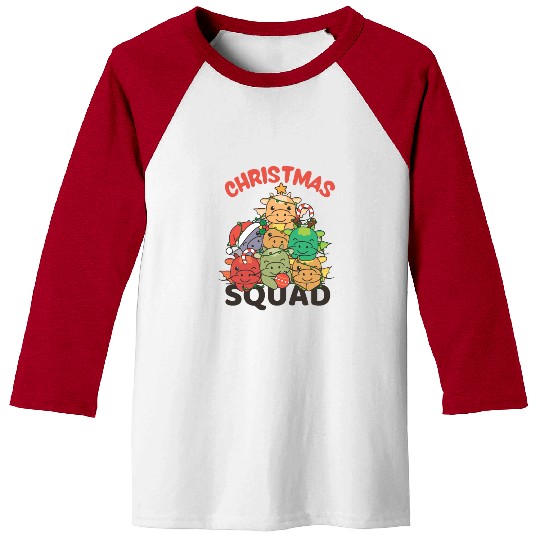 Dragon Christmas Tree Christmas Squad Dragon Baseball Tees