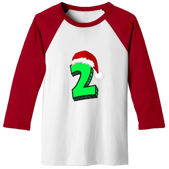 2nd Happy Birthday Party - Number Two Baseball Tees