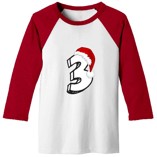 Happy 3rd Birthday! - Third Christmas Number Baseball Tees