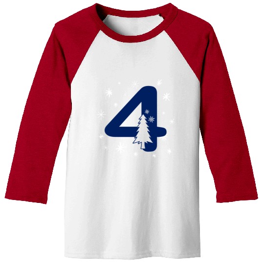 4th Anniversary Year - Christmas Celebration Four Baseball Tees
