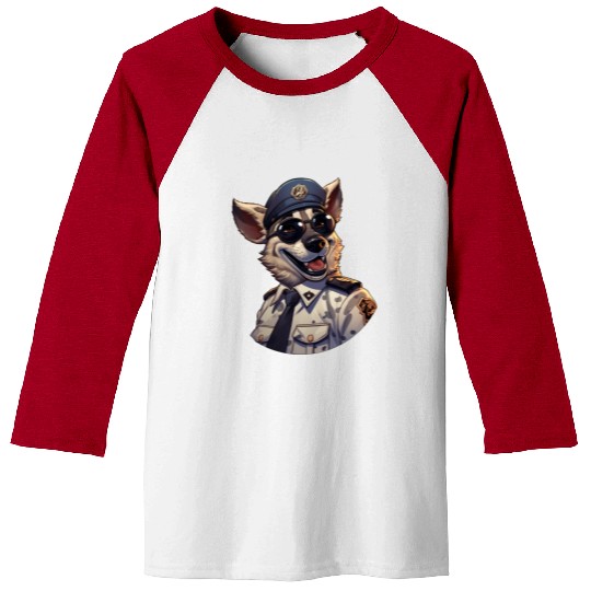 Police hyena Baseball Tees