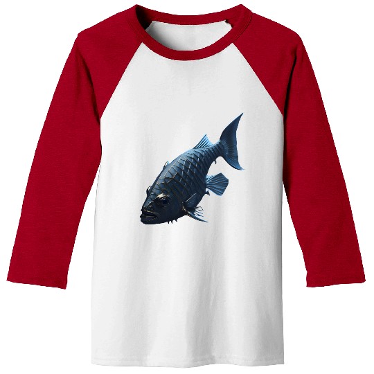 Diamond Fish Baseball Tees