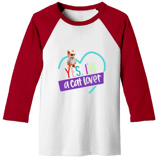 YES, I'M A CAT LOVER, cat, space cat, Pet lovers Baseball Tees