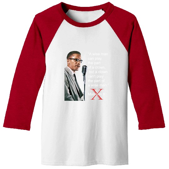 Malcolm X Baseball Tees