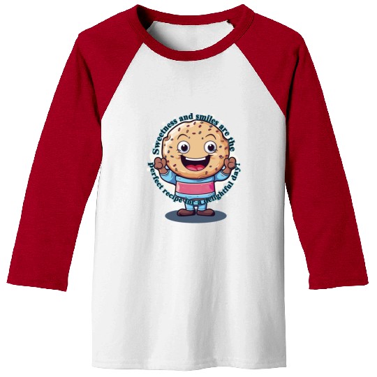 Sweetness And Smiles Baseball Tees