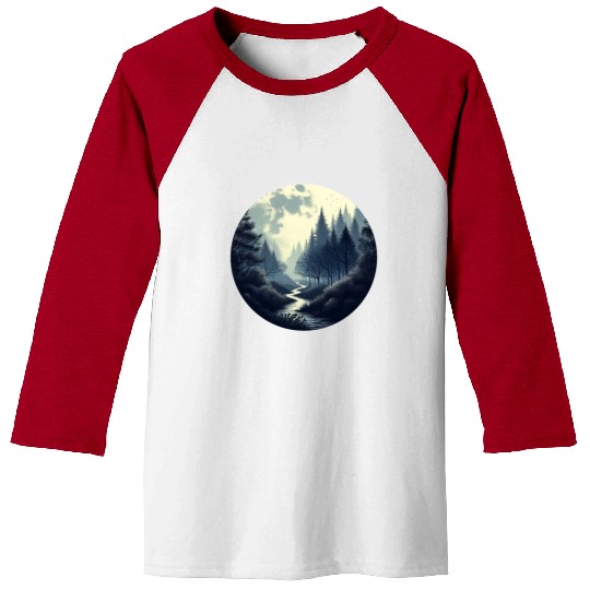 Enchanted Forest - Great Christmas Gift! Baseball Tees