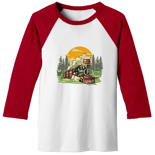Christmas North Pole Polar Express All Abroad Xmas Baseball Tees