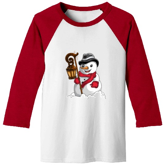 Winter Snow Baseball Tees