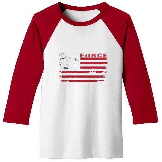 Submarine Force Usa Flag White Stars Baseball Tees