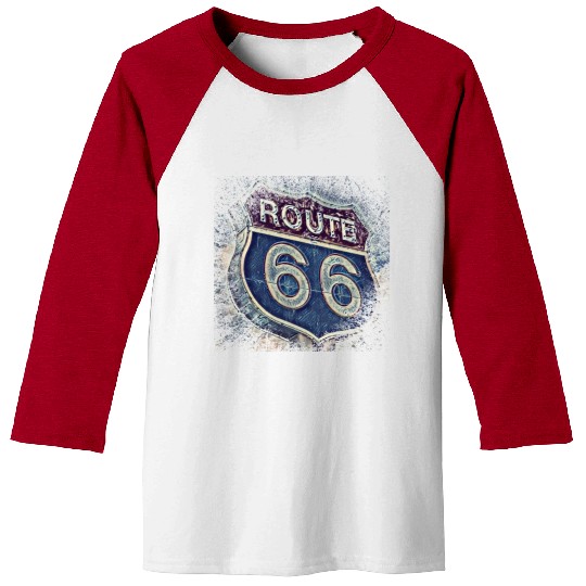 Route 66 Baseball Tees