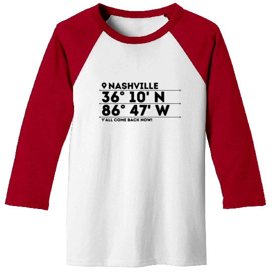 Nashville: Music City, USA Baseball Tees
