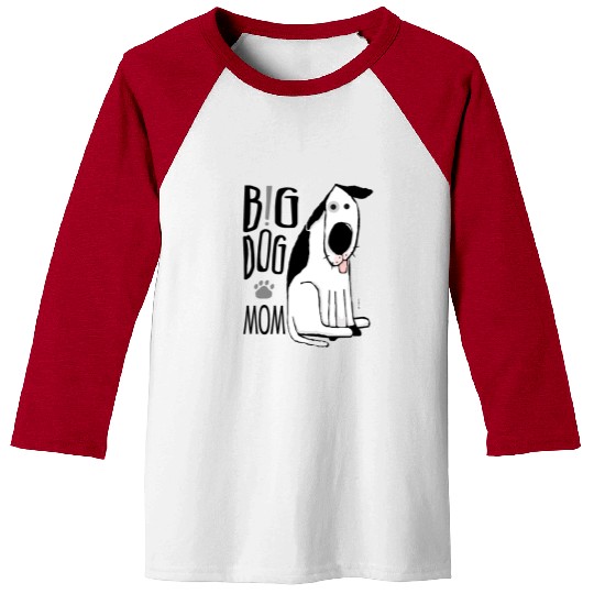 Big Dog Mom Baseball Tees