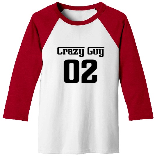 Best Friends for 3 - crazy guy 02 Baseball Tees