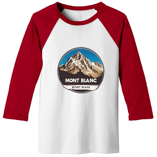 Mont Blanc logo Baseball Tees