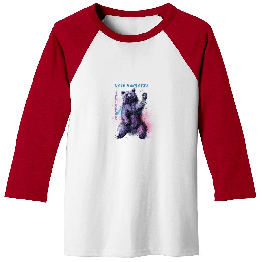 Hey Bear Painting Baseball Tees