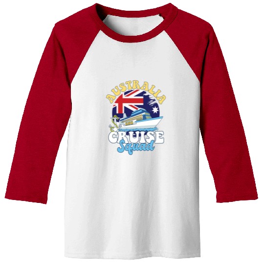 Australia Cruise Squad Family Vacation Trip Baseball Tees