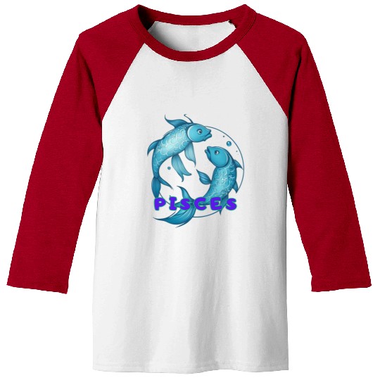Pisces Horoscope Baseball Tees