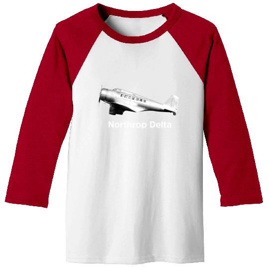 Northrop Delta Aircraft Baseball Tees