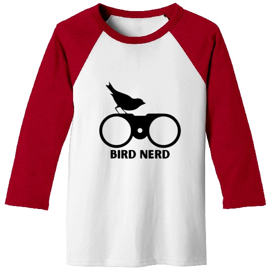 Bird Nerd Baseball Tees
