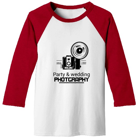 Party & wedding photography Baseball Tees