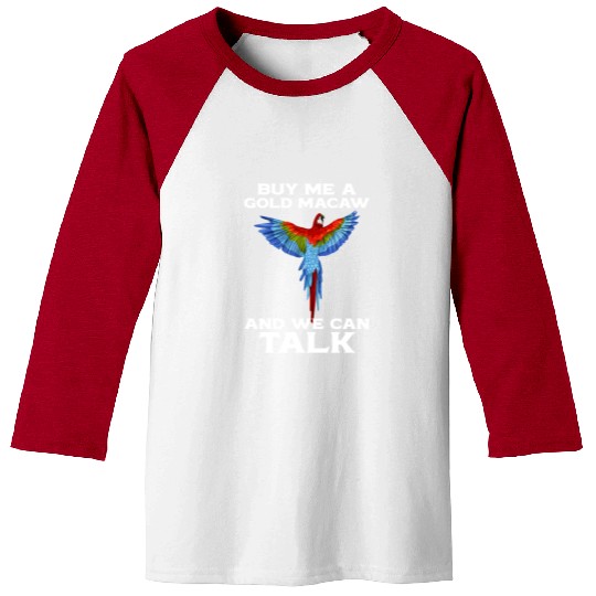 Blue Gold Macaw Ornithologist Enthusiast Gift Baseball Tees