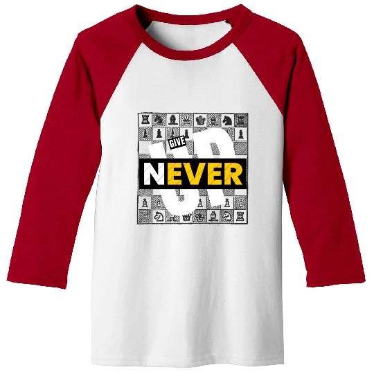 Never Give Up Baseball Tees