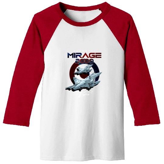 Dassault Mirage 2000 French Vintage Multi-Role Fig Baseball Tees