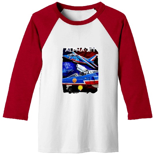 Alpha Jet Patrouille de France Advanced Trainer Ai Baseball Tees