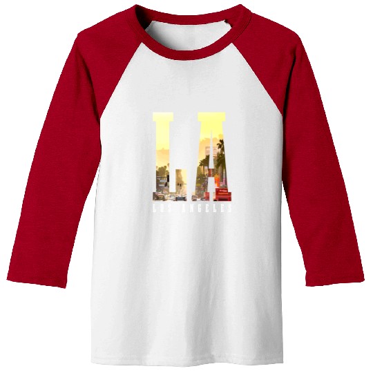 Los Angeles California LA Gift Baseball Tees