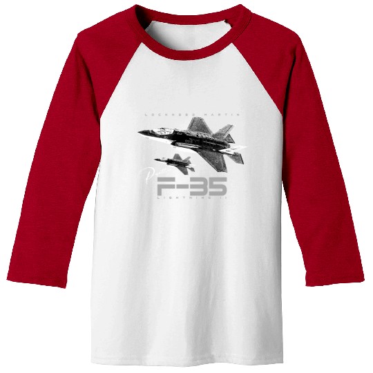 Lockheed Martin F-35 Lightning II Baseball Tees