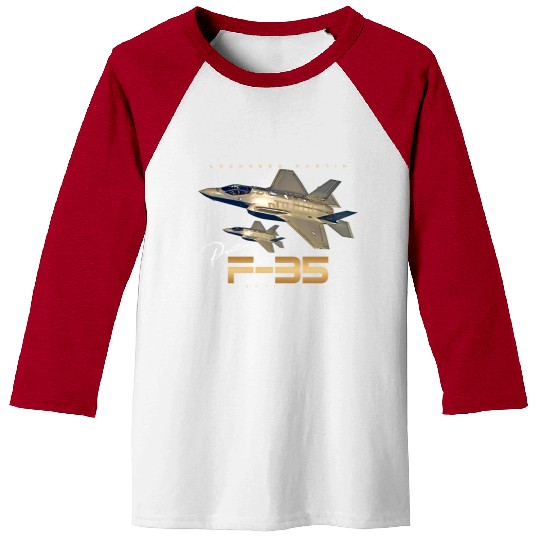 Lockheed Martin F-35 Lightning II Baseball Tees