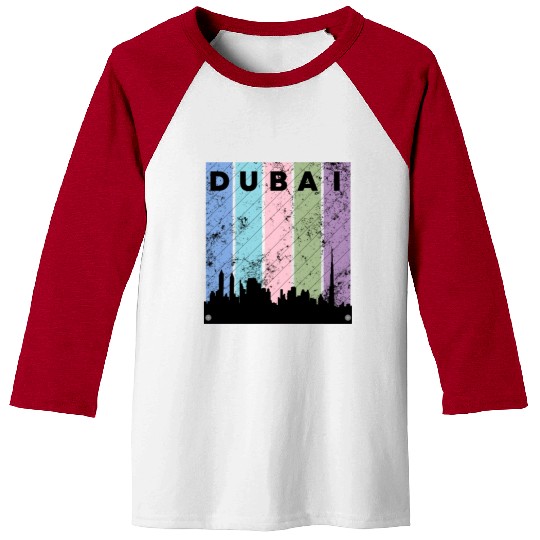 Dubai Love City Baseball Tees