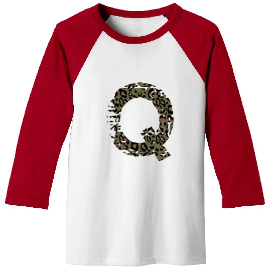 Q army camo design Baseball Tees