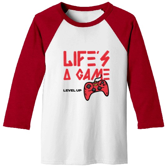 Life's a Game, Level Up Baseball Tees