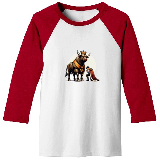 Rodeo Bull Riding Livestock Show Farmer Cattle Baseball Tees