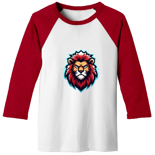 Lion angry Baseball Tees
