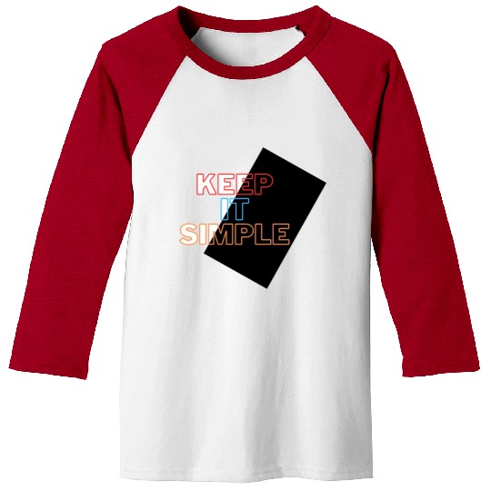 Minimalist Mastery: Keep It Simple Apparel Baseball Tees