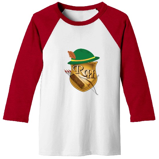Robin Hood the Archer (and His Items) R&H letters Baseball Tees
