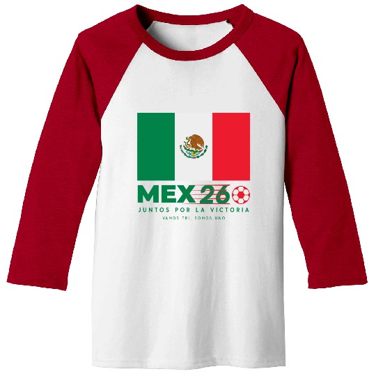 Mexico World Cup 2026 Baseball Tees Soccer