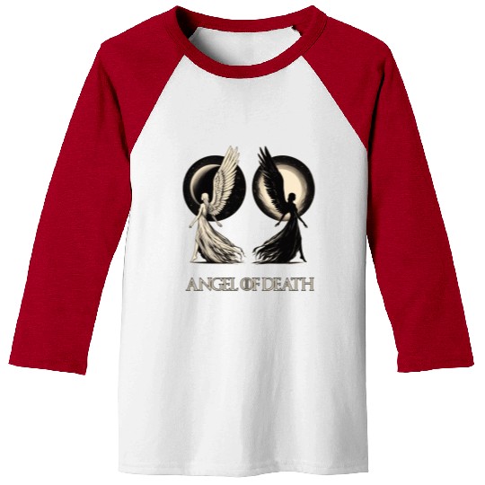 Angel of Death - Sun And Moon Mystical Artwork Baseball Tees
